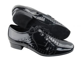 dansschoenen zwart gelakt  